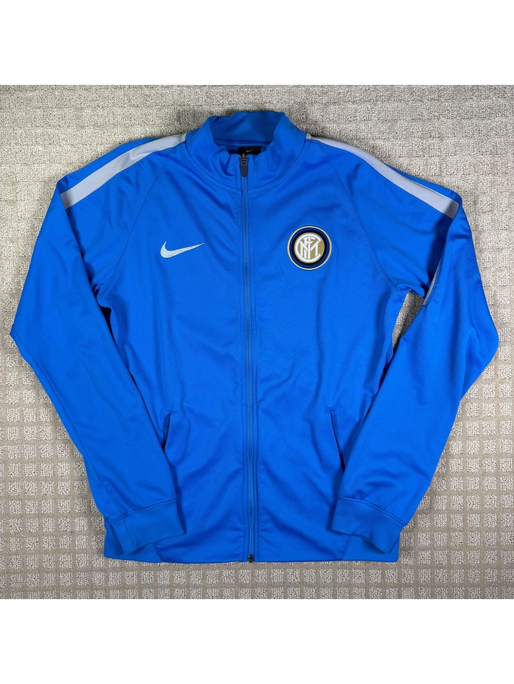 Nike Inter Milan 2015 Full Zip Track Jacket M Blue